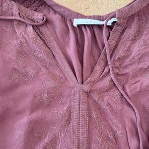 Wine Colored Astr Blouse